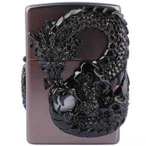 ZIPPO 지포라이터 BLACK DRAGON 오일포함