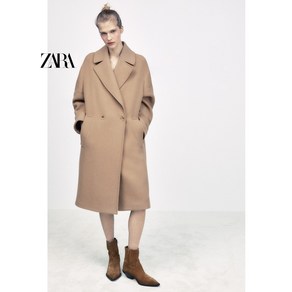 ZARA 자라 카우보이 레더 미들부츠