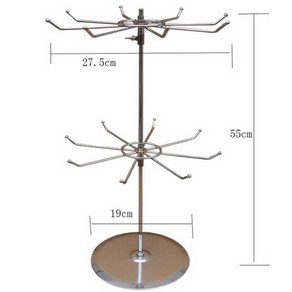 금은방 예물 가판대 키링진열대 귀금속 매대 귀걸이, 1개, 3단-75cm 화이트