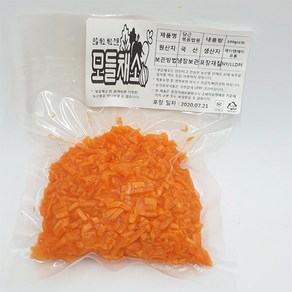 모들채소 다진 당근(볶음밥용 계란말이용 이유식용) 1팩, 500g, 1개