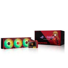 ASUS ROG Ryujin III 360 ARGB EVA-02 Edition CPU 360mm Asetek 8 120mm ARGB 3 3.5 OLCD 올인원, 1개