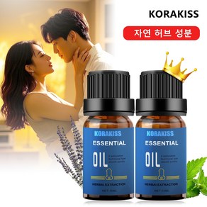 KORAKISS 남성 성적 건강 마사지 오일 자연 성분으로 성적 만족과 마사지 효과를 도와주는 오일, 1개, 10ml