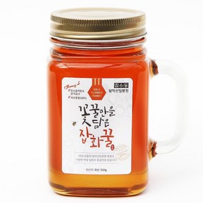 [설악산허니팜] 머그야생화꿀550g 꽃꿀100%, 550g, 1개