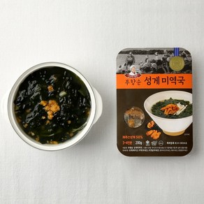 [성산포어멍] 부향순 제주 성게미역국(200g 3~4인분/pack 냉동), 1개, 200g