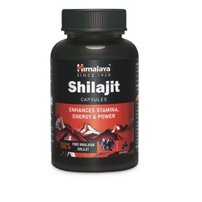 Himalaya Shilajit  100% Pue Himalayan Shilajit I 60 Capsules  Enhances Stamina Enegy and Powe, 1개, 60정