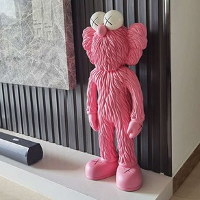 카우스 피규어 아트토이 빅 귀여운 KAWS 인테리어 거실 캐릭터 대형, 블루