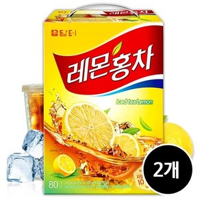 담터 아이스티레몬 80T+80T, 252g, 80개입, 2개