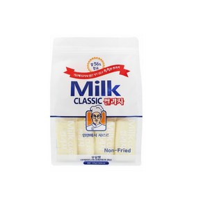 [호이살롱] 밀크 클래식 쌀과자 240g x 1봉 지퍼백포장 밀크과자