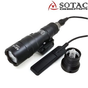 SOTAC 슈어 SF M300 스카우트 웨폰 전술 라이트, 블랙, 1개