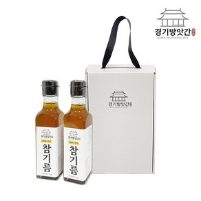 경기방앗간 저온압착방식 방앗간 국산 통깨 진한 참기름 들기름 300ml 세트(국산), 1세트, 2.국산 참참기름세트