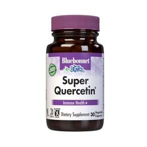 Bluebonnet Nutition Supe Quecetin Vegetable Capsules Vitamin C Fomula Best fo Seasonal & Im, 30개(1팩), 30정, 1개