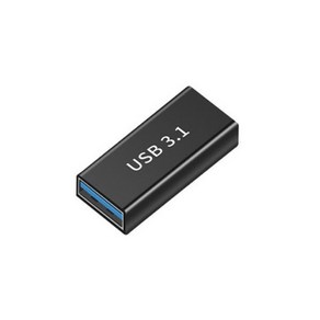 [티테크놀로지] [AF-CF] USB-A 3.0 to Type-C F/F 변환젠더 T-USB3-AFCF [블랙]