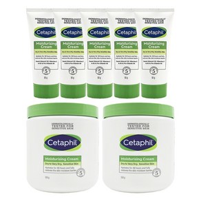 [Cetaphil] 세타필 모이스춰 라이징 크림 대용량 550g 2개 여행용 50g 5개, 1개