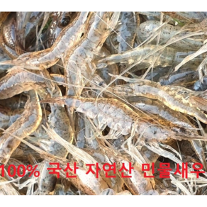 국산 100% 민물새우 당일조업발송 500g, 1개