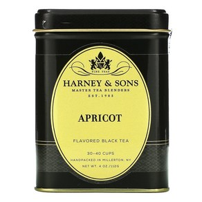 Haney Sons Apicot Flavoed Black Tea 4 oz (112 g), 112g, 1개