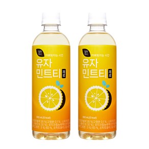 일화차시 제로 유자민트티, 500ml, 24개