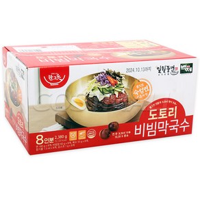 코스트코 일월풍면 도토리 비빔막국수 297.5G X 8 / 도토리함유 저온숙성면, 2.38kg, 1개