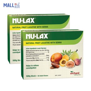 호주 누락스 Nu-Lax 500g x 2개 묶음 천연 과일 숙변 쾌변 보조제 변비약