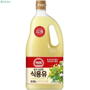 사조 해표 콩기름 식용유 1.8L x 2개