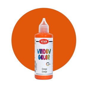 비바 글라스 데코 스티커 펜 7 Oange 90ml Viva Window Colo