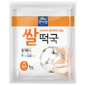 면사랑 쌀떡국떡, 1kg, 3개