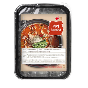 미트타임 얼큰한 홍술국(돼지 내장 돼지국밥 술국), 600g, 1개