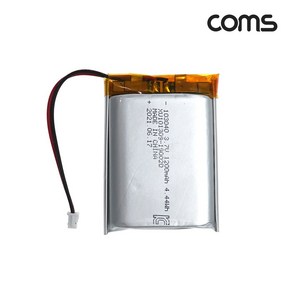 103040 충전지 배터리 리튬폴리머 3.7V 1200mAh UB573, 1개, 1개입