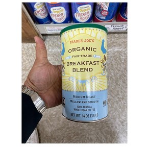 Tade Joe's Fai Tade Beakfast Blend 트레이더조 브랙퍼스트 블렌드 미디엄 로스트 14oz 397g 2팩, 2개