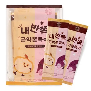 순수한집 두가지맛 내반쪽 곤약쫀드기 45g 10개입, 450g, 1개