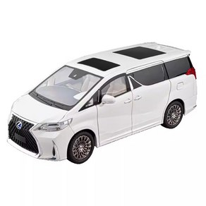 LEXUS 렉서스 LM300 미니밴 MPV 1대18 1:18 자동차 미니카 모형 다이캐스트 꿈꾸는다락방, 화이트, 1개