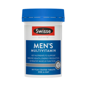 호주 스위스 Swisse Mens Multivitamin 맨 멀티비타민, 1개, 60정