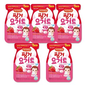 아이배냇 핑거 요거트, 딸기, 20g, 5개