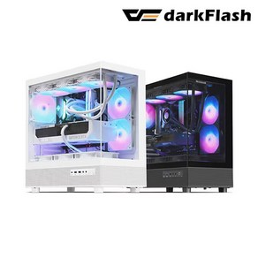 다크플래쉬 darkFlash DPX90 ARGB 강화유리 PC케이스 (화이트)