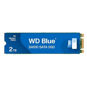 웨스턴 디지털 2TB WD 블루 SA510 SATA 내부 솔리드 스테이트 드라이브 SSD - III 6Gb s M.2 2280 최대 560MB WDS200T3B0B, 신세대