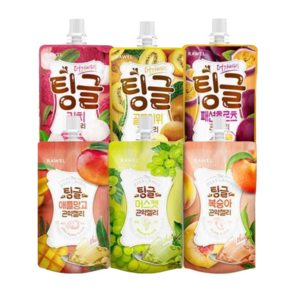 로엘 팅글 곤약젤리 130g 6종 x 5p 세트, 30개