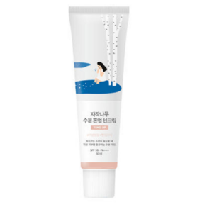 라운드랩 자작나무 수분 톤업 선크림 50ml (SPF 50+ PA++++)