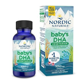 노르딕 내추럴스 아기 DHA 베지테리언 1050mg 575 EPA 285 30ml, 1개