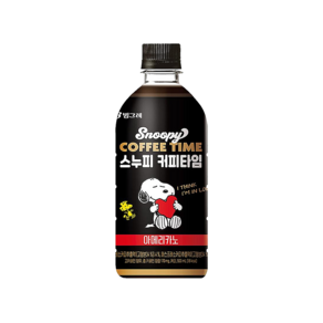 스누피 커피타임 아메리카노 페트음료 500ml x 3개