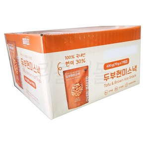 것플렉스 두부현미스낵, 70g, 7개