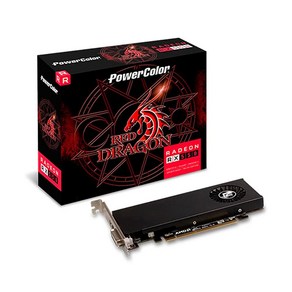 PoweColo 파이터 AMD 라데온 RX 6600 그래픽 카드 8GB GDDR6 메모리, 550 4GB