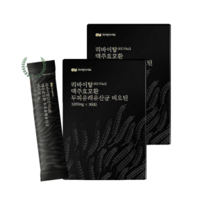 맥주효모 비오틴 두피유래 유산균 리바이탈 환 스틱 2박스, 90g