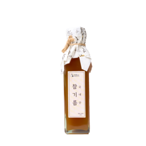 23년 국산 참기름 저온압착 당일착유 180ml, 1개