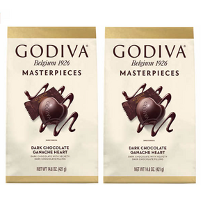 고디바 마스터피스 다크 초콜릿 421g 2팩 Godiva Masterpieces Dark Chocolate Ganache Heart 14.8oz