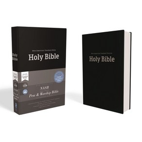 (영문도서) Nasb Pew and Woship Bible Hadcove Black 1995 Text Comfot Pint Hadcove, Zondevan, English, 9780310451044