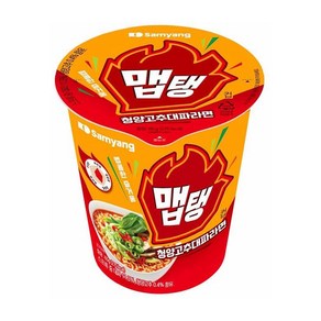 맵탱 청양고추대파라면 소컵 컵라면 65g x 12개, 맵탱 청양고추대파라면 소컵 컵라면 65g x 수량 12