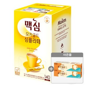 동서 맥심 심플라떼 140T+슈프림골드6T증정