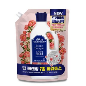 르샤트라1802 세탁세제 피오니부케 리필, 1개, 1.5L