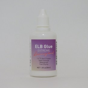 ELB GLUE M탈모 가발글루 레이스 헤어 가발접착제 레이스 헤어글루 화이트 클리어 대용량 38ml, 1개