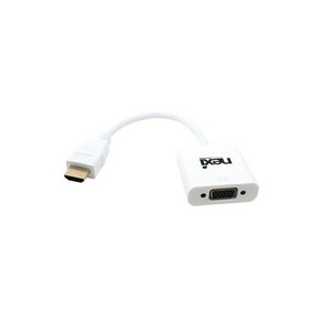 HDMI to VGA RGB 컨버터 FHD 변환 젠더 D SUB 구형 모니터 케이블 15핀 잭 무전원 변환기 넥시(전자기기), 1개