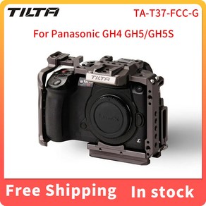 TILTA TA-T37-FCC-G 알루미늄 합금 풀 카메라 케이지 파나소닉 GH4 GH5 GH5S 바디용 그레이 컬러